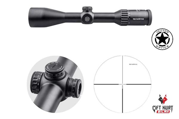 VECTOR CONTINENTAL 2-12X50 HUNTING SFP TÜFEK DÜRBÜNÜ